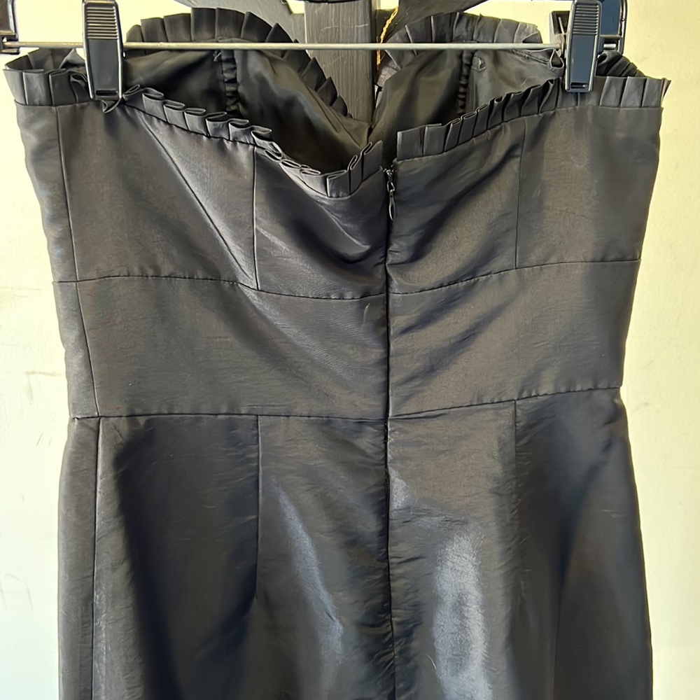 Max & Cleo Little Black Cocktail Dress - Strapless View 5